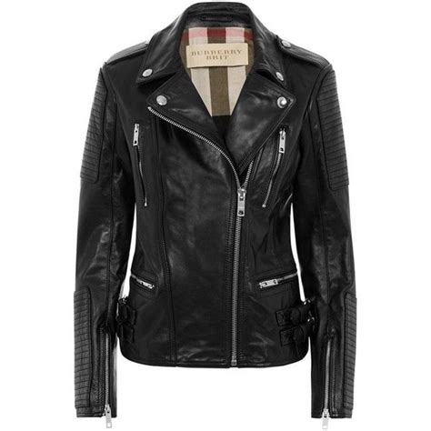 burberry brit washed leather biker jacket|Burberry Brit Biker Jacket .